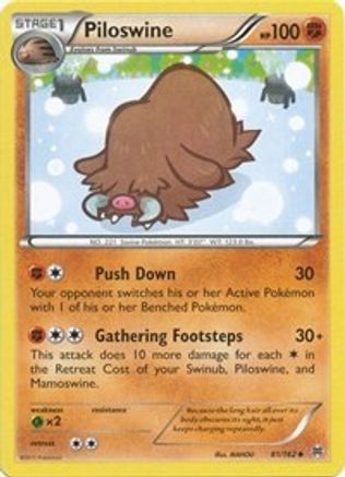 Piloswine 81/162 - XY  BREAKthrough - Poke-Collect