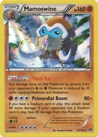 Mamoswine 82/162 - XY  BREAKthrough Holofoil - Poke-Collect