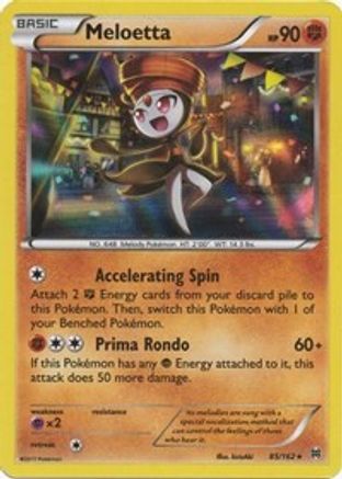 Meloetta 85/162 - XY  BREAKthrough Reverse Holofoil - Poke-Collect