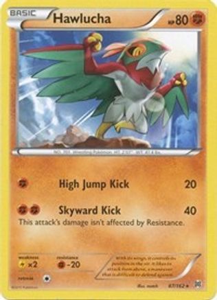 Hawlucha 87/162 - XY  BREAKthrough Reverse Holofoil - Poke-Collect