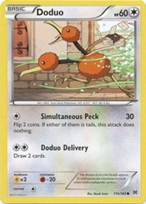 Doduo 115/162 - BREAKthrough Reverse Holofoil