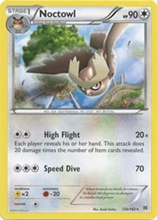 Noctowl 120/162 - XY  BREAKthrough - Poke-Collect