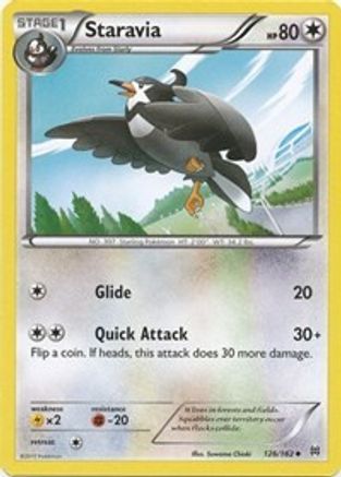 Staravia 126/162 - BREAKthrough - Poke-Collect