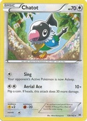 Chatot 128/162 - XY  BREAKthrough - Poke-Collect