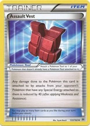 Assault Vest 133/162 - XY  BREAKthrough Reverse Holofoil - Poke-Collect