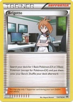 Brigette 134/162 - XY  BREAKthrough Reverse Holofoil - Poke-Collect