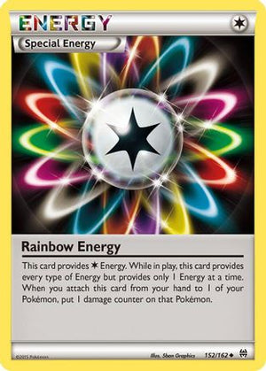 Rainbow Energy 152/162 - XY  BREAKthrough - Poke-Collect