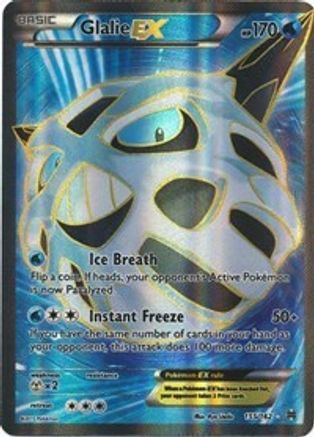 Glalie EX (Full Art) 155/162 - XY  BREAKthrough Holofoil - Poke-Collect