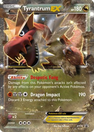 Tyrantrum-EX XY70/211 - XY Black Star Promos Holofoil - Poke-Collect