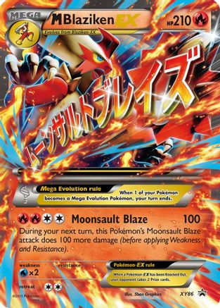 M Blaziken EX XY86/211 - XY Promos Holofoil - Poke-Collect
