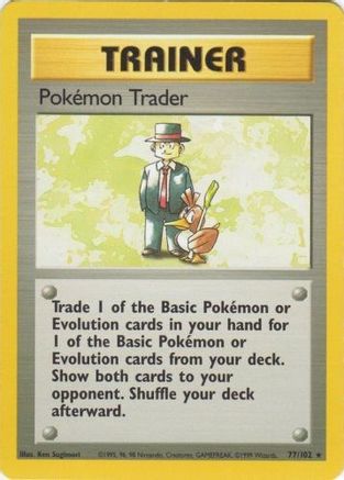 Pokemon Trader 77/102 - Base Set - Poke-Collect