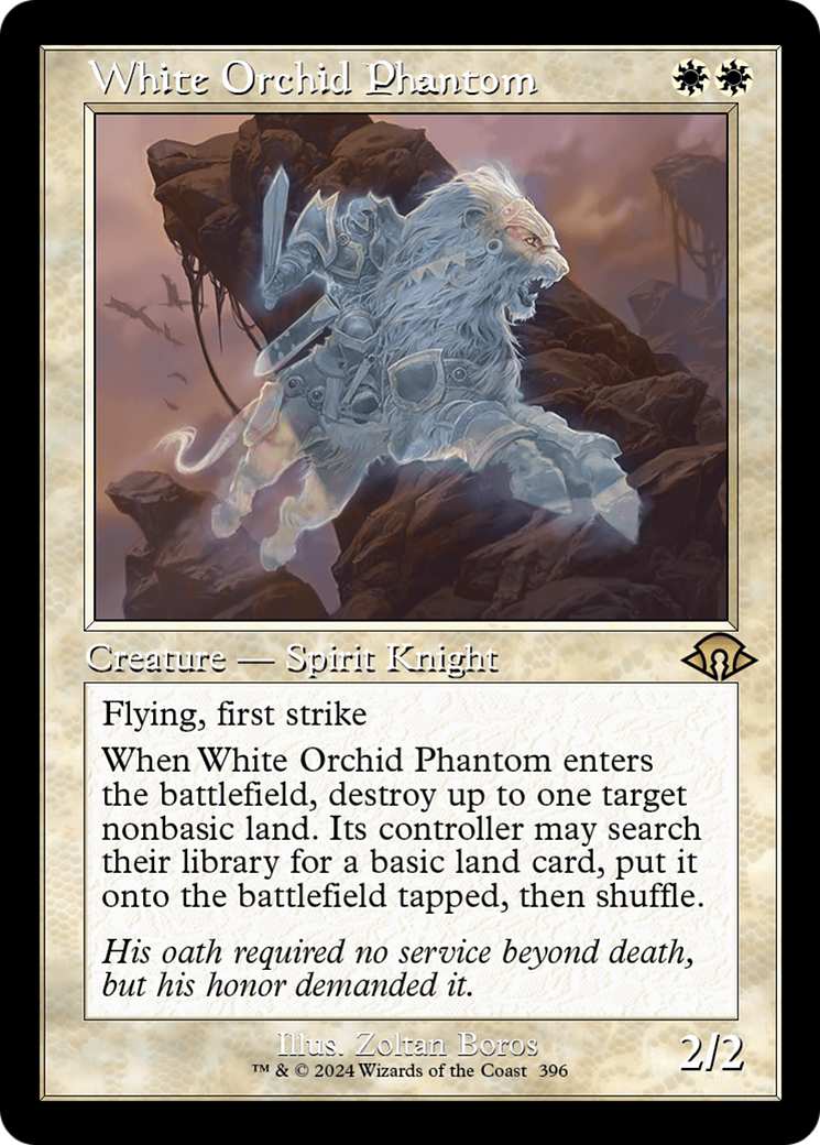 White Orchid Phantom (Retro Frame) (MH3-396) - Modern Horizons 3 - Poke-Collect