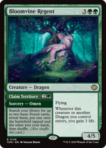 Bloomvine Regent // Claim Territory (TDM-136) - Tarkir: Dragonstorm - Poke-Collect