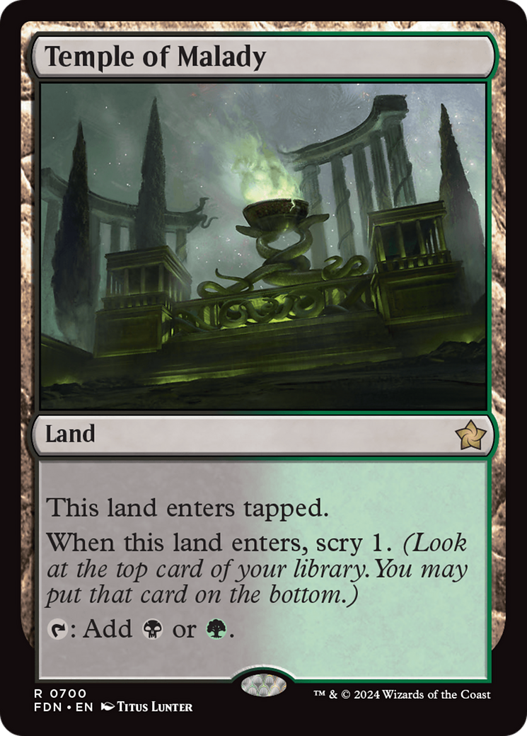 Temple of Malady (FDN-700) - Foundations - Poke-Collect