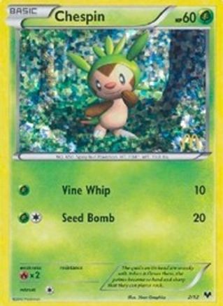 Chespin - 2/12 2/12 - McDonalds Promos 2014 Holofoil - Poke-Collect
