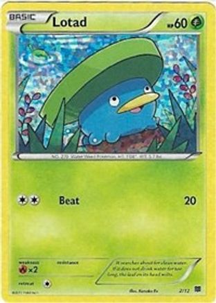 Lotad - 2/12 2/12 - McDonalds Promos 2015 Holofoil - Poke-Collect