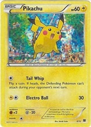 Pikachu - 6/12 6/12 - McDonalds Promos 2015 Holofoil - Poke-Collect
