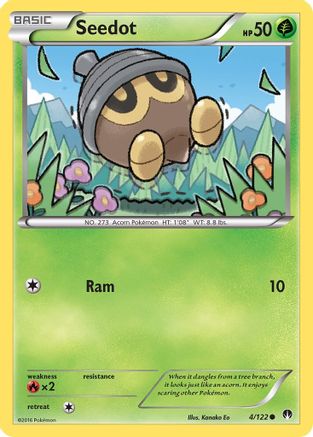 Seedot 4/122 - XY  BREAKpoint - Poke-Collect