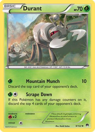 Durant 9/122 - XY  BREAKpoint - Poke-Collect
