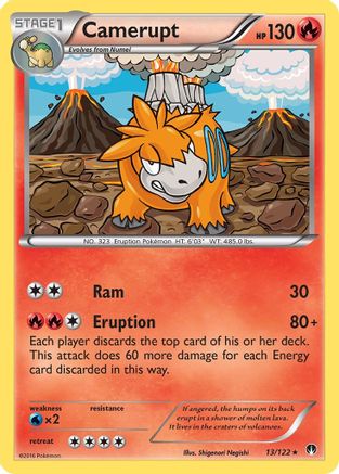 Camerupt 13/122 - XY  BREAKpoint - Poke-Collect