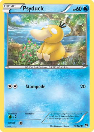 Psyduck 16/122 - XY  BREAKpoint - Poke-Collect