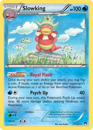 Slowking 21/122 - BREAKpoint Reverse Holofoil - Poke-Collect