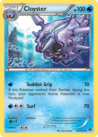 Cloyster 24/122 - XY  BREAKpoint - Poke-Collect