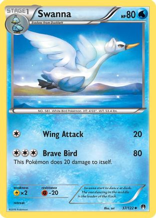 Swanna 37/122 - BREAKpoint - Poke-Collect