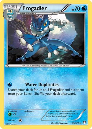 Frogadier 39/122 - XY  BREAKpoint Reverse Holofoil - Poke-Collect