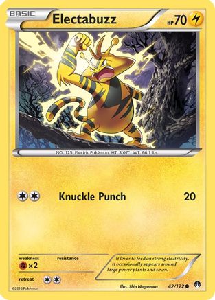 Electabuzz 42/122 - XY  BREAKpoint - Poke-Collect