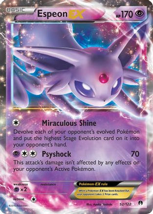 Espeon-EX 52/122 - BREAKpoint Holofoil