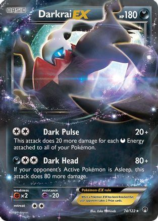 Darkrai EX 74/122 - XY  BREAKpoint Holofoil - Poke-Collect