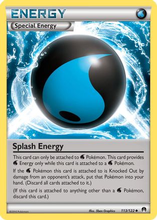 Splash Energy 113/122 - BREAKpoint - Poke-Collect