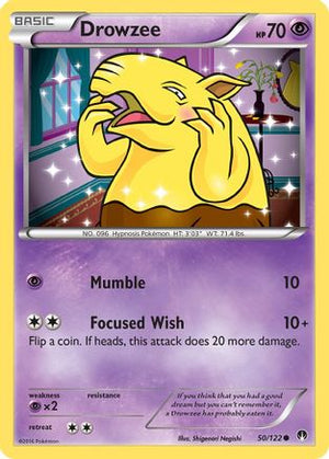 Drowzee 50/122 - XY  BREAKpoint Reverse Holofoil - Poke-Collect