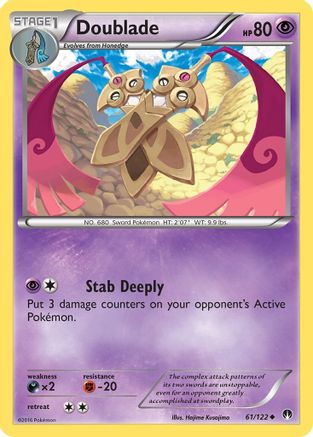 Doublade 61/122 - XY  BREAKpoint - Poke-Collect