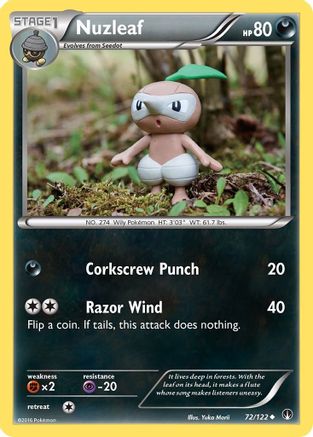 Nuzleaf 72/122 - XY  BREAKpoint - Poke-Collect