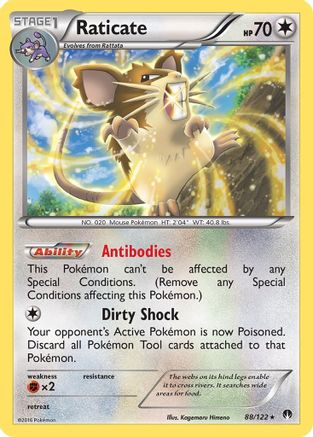 Raticate 88/122 - XY  BREAKpoint - Poke-Collect