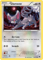 Glameow 93/122 - XY  BREAKpoint Reverse Holofoil - Poke-Collect