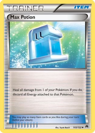 Max Potion 103/122 - XY  BREAKpoint Reverse Holofoil - Poke-Collect