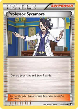 Professor Sycamore 107/122 - XY  BREAKpoint Reverse Holofoil - Poke-Collect