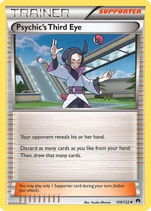 Psychic's Third Eye 108/122 - BREAKpoint Reverse Holofoil