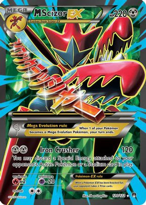 M Scizor EX (Full Art) 120/122 - XY  BREAKpoint Holofoil - Poke-Collect