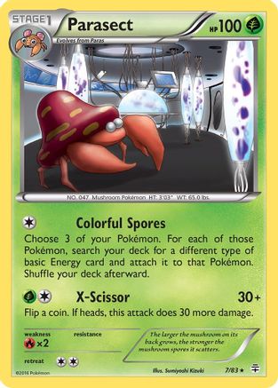 Parasect 7/83 - Generations Reverse Holofoil - Poke-Collect