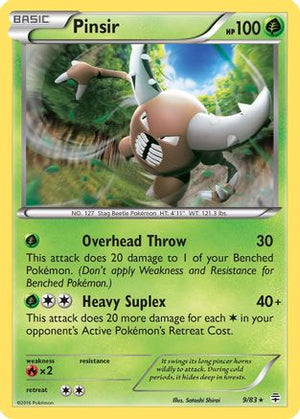 Pinsir 9/83 - Generations Reverse Holofoil - Poke-Collect