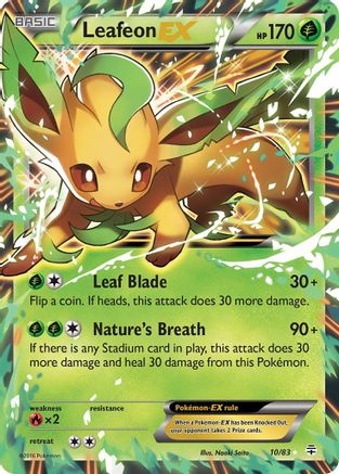 Leafeon EX 10/83 - Generations Holofoil - Poke-Collect