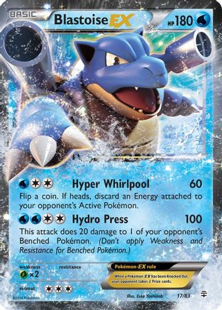 Blastoise EX 17/83 - Generations Holofoil - Poke-Collect