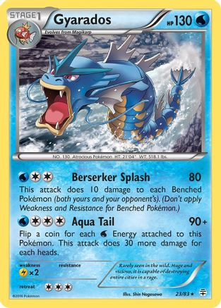 Gyarados 23/83 - Generations Reverse Holofoil - Poke-Collect
