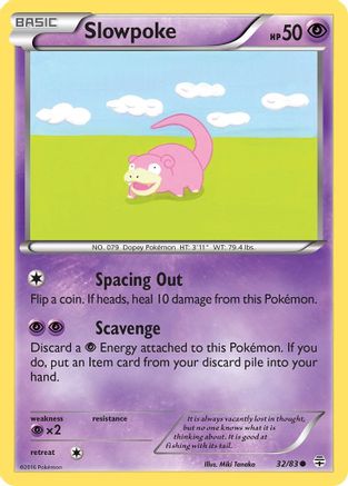 Slowpoke 32/83 - Generations Reverse Holofoil - Poke-Collect
