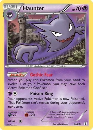 Haunter 34/83 - Generations Reverse Holofoil - Poke-Collect