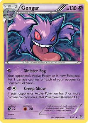 Gengar 35/83 - Generations Reverse Holofoil